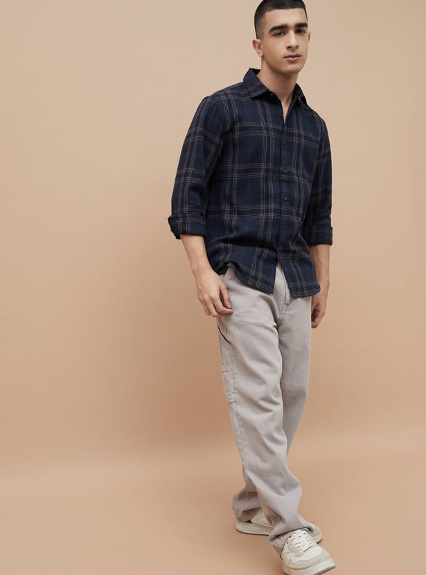 DENIMIZE Checked Regular Fit Shirt
