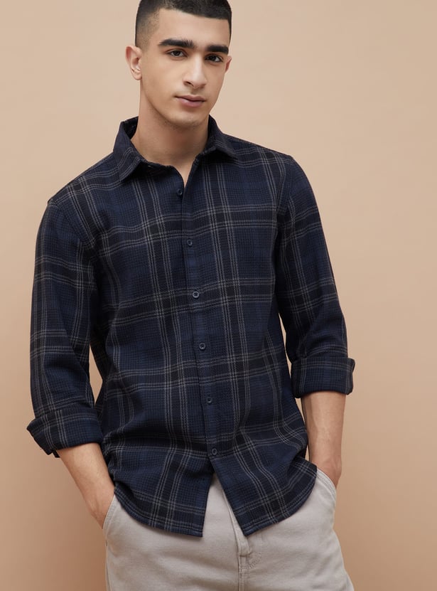 DENIMIZE Checked Regular Fit Shirt