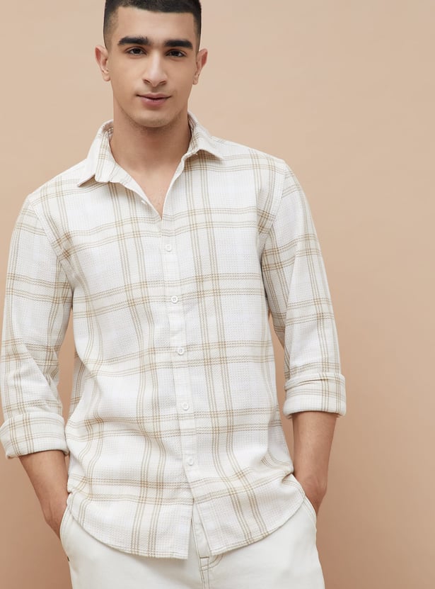 DENIMIZE Checked Regular Fit Shirt