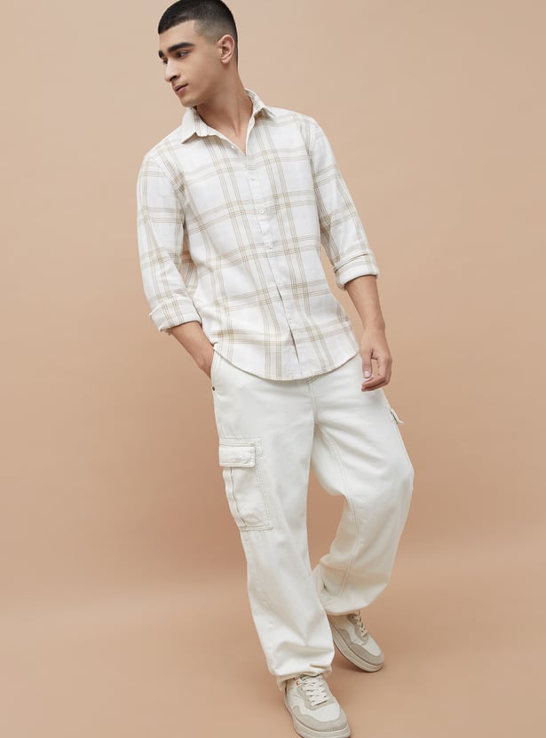 DENIMIZE Checked Regular Fit Shirt