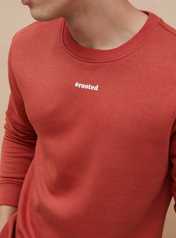 DENIMIZE Back Graphic Print Sweatshirt