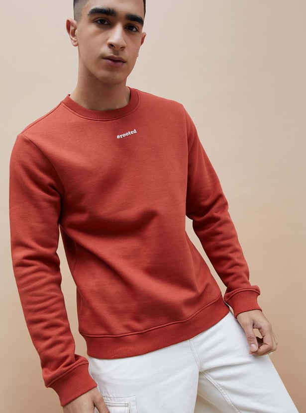 DENIMIZE Back Graphic Print Sweatshirt