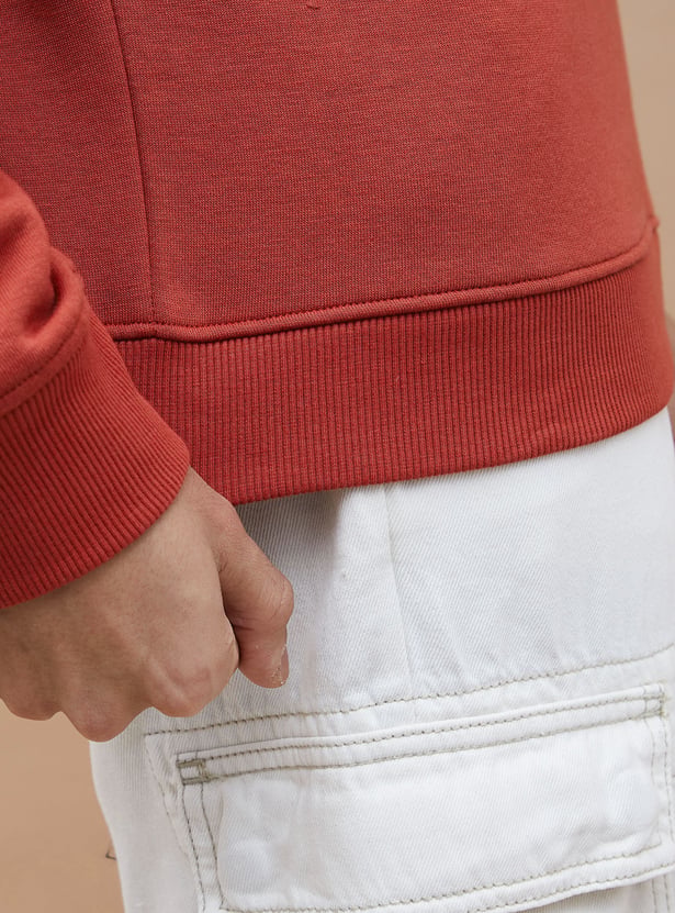 DENIMIZE Back Graphic Print Sweatshirt