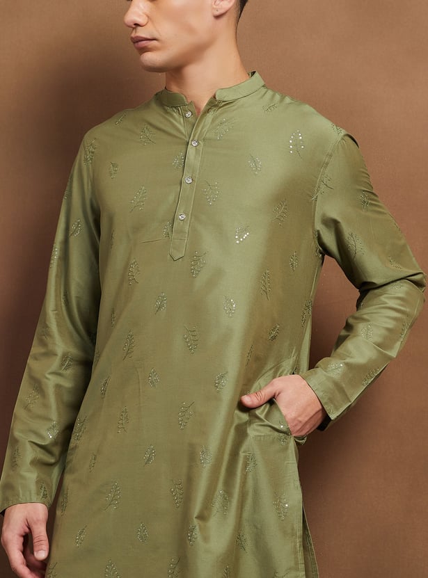 MELANGE Embroidered Long Kurta