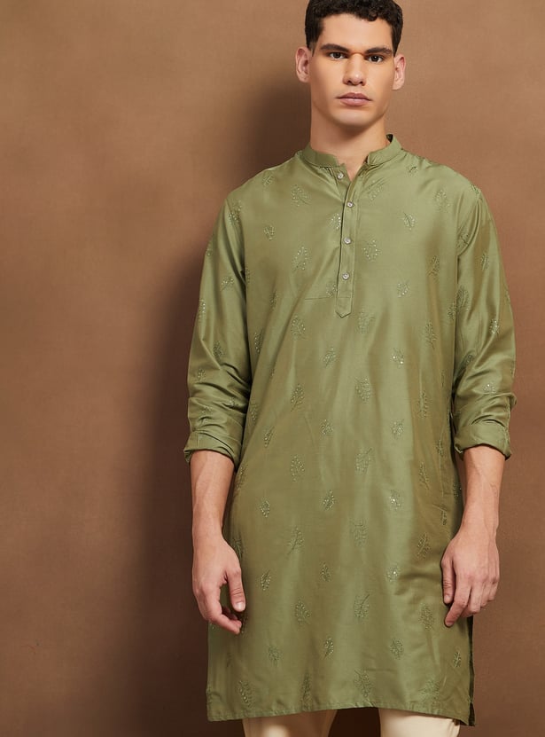 MELANGE Embroidered Long Kurta