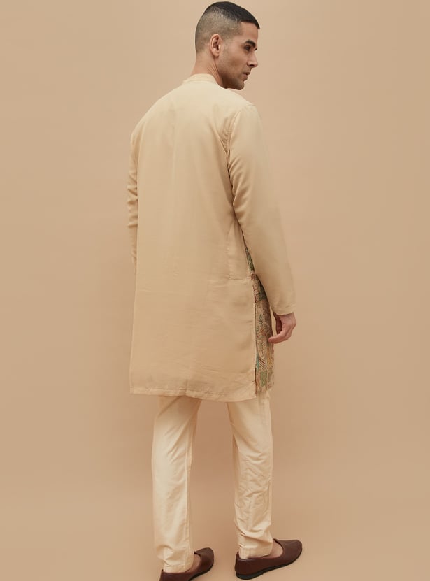 MELANGE Embroidered Straight Kurta