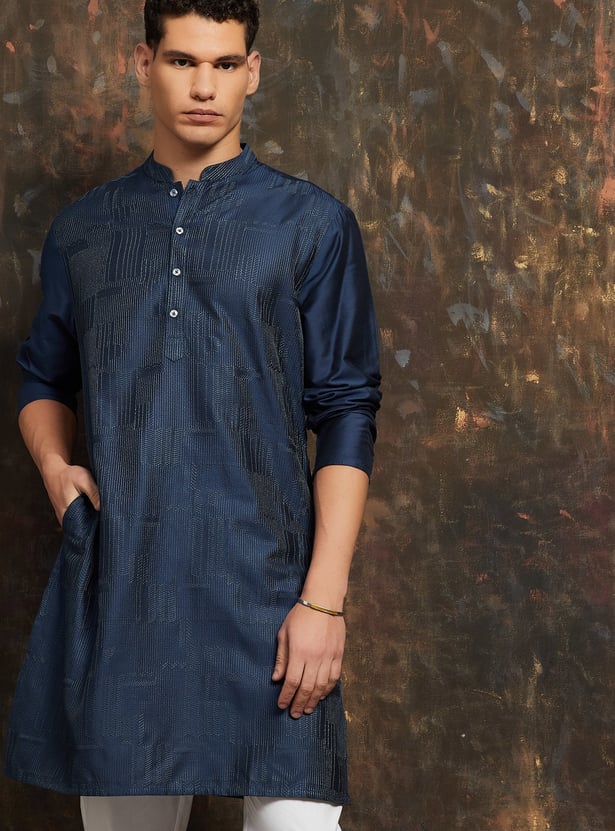 MELANGE Embroidered Long Kurta