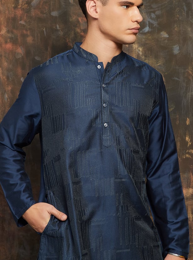 MELANGE Embroidered Long Kurta