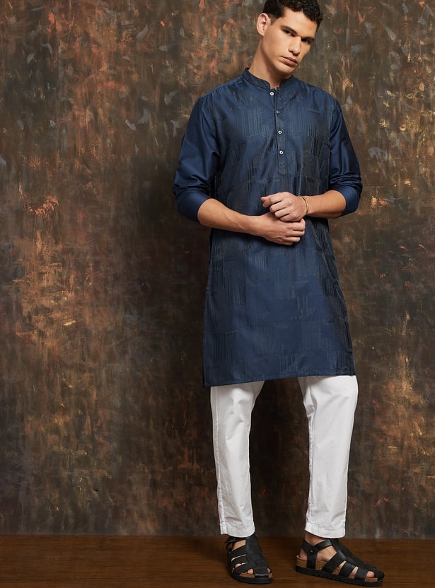 MELANGE Embroidered Long Kurta