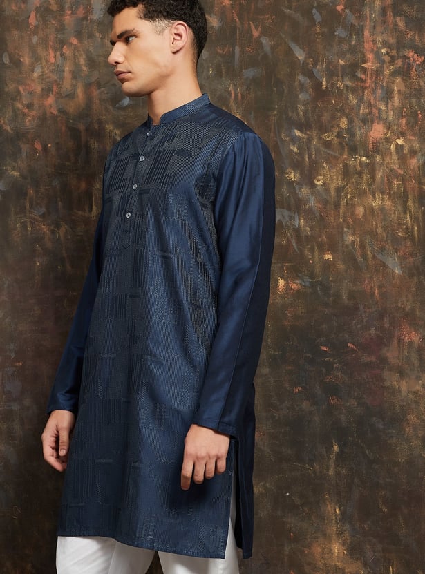 MELANGE Embroidered Long Kurta