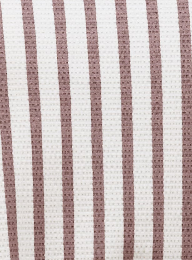 FAME FOREVER Striped Crew Neck T-shirt