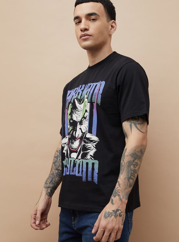 FAME FOREVER Arkham Asylum Print T-shirt
