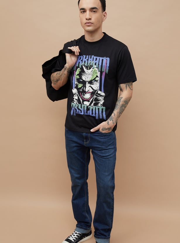 FAME FOREVER Arkham Asylum Print T-shirt
