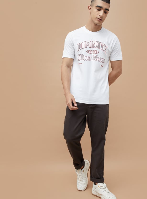 FAME FOREVER Typographic Print T-shirt