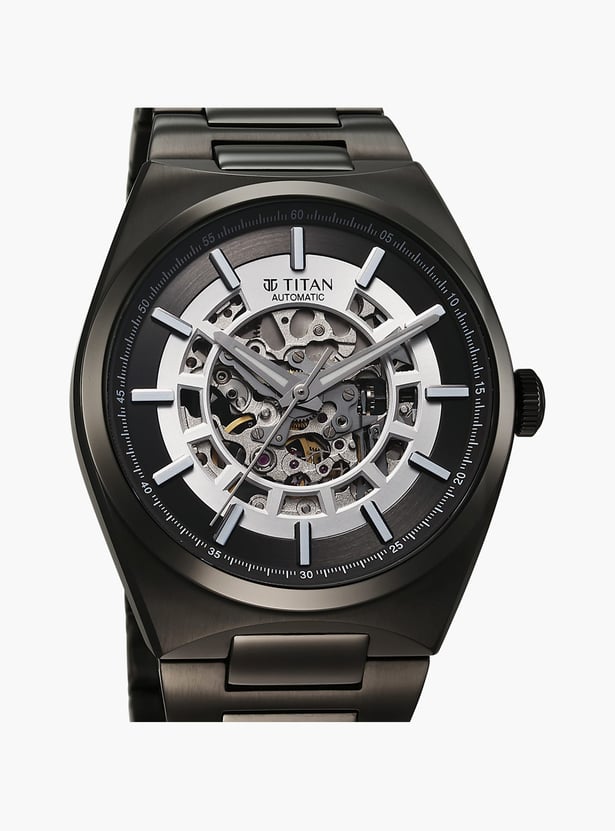 TITAN Nexus Skeleton Automatic Watch - 90221QM02