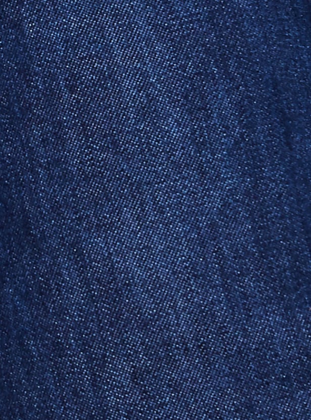 XPOSE Darkwashed Wide-Leg Fit Jeans
