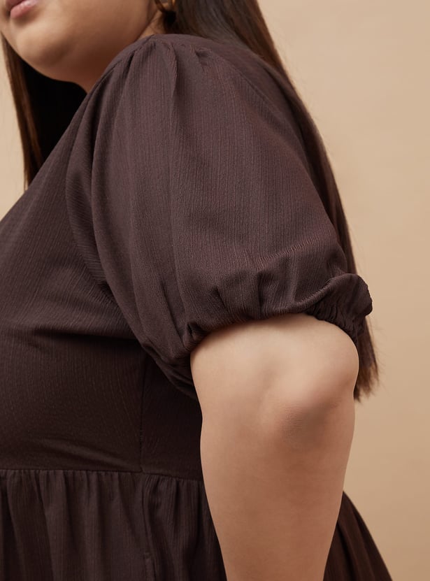 NEXUS Textured A-line Dress
