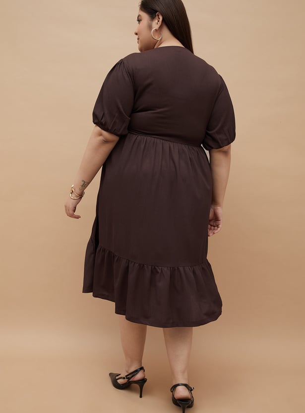 NEXUS Textured A-line Dress