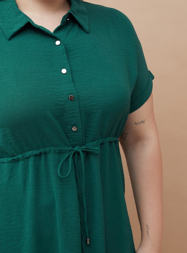 NEXUS Textured Shirt Dress