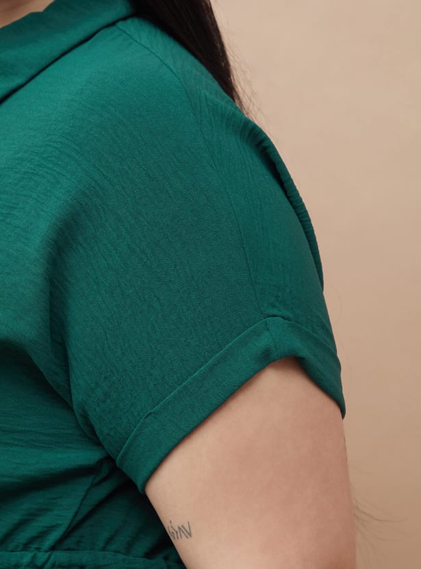 NEXUS Textured Shirt Dress