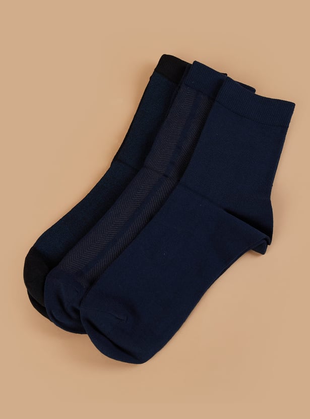 CODE Knitted Crew Socks - Pack of 3
