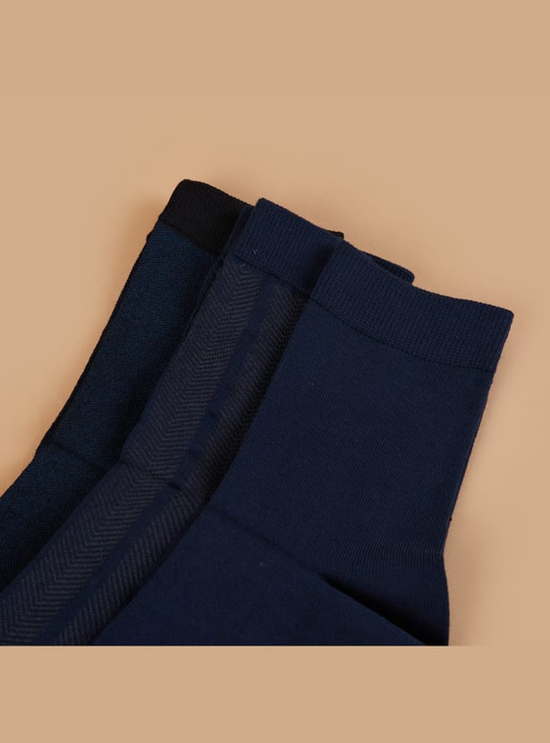 CODE Knitted Crew Socks - Pack of 3