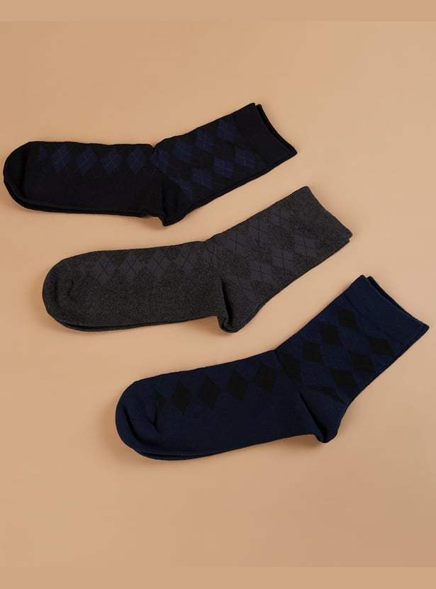 CODE Knitted Crew Socks - Pack of 3