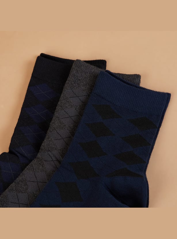 CODE Knitted Crew Socks - Pack of 3
