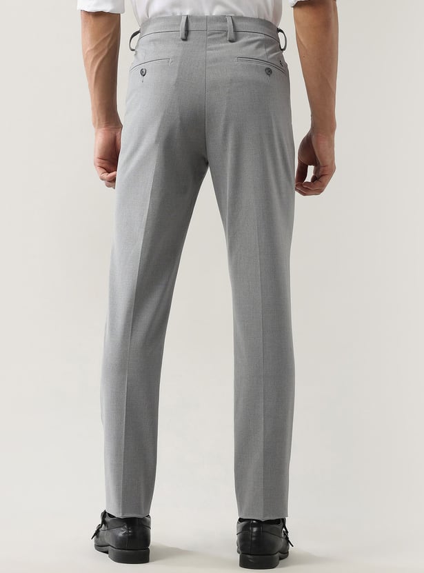 ARROW Solid Super Slim Formal Trousers