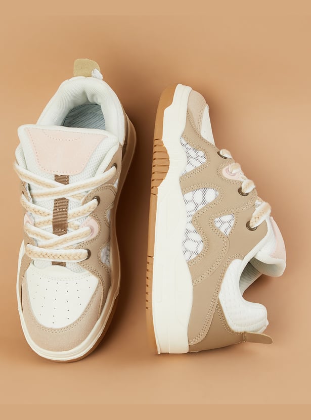 GINGER Contrast Overlay Sneakers
