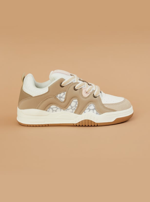 GINGER Contrast Overlay Sneakers