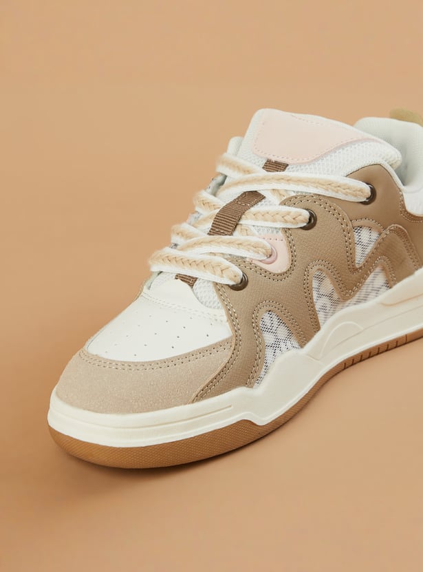 GINGER Contrast Overlay Sneakers