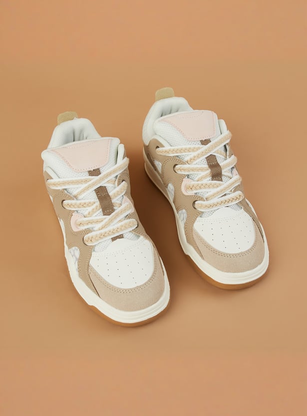 GINGER Contrast Overlay Sneakers