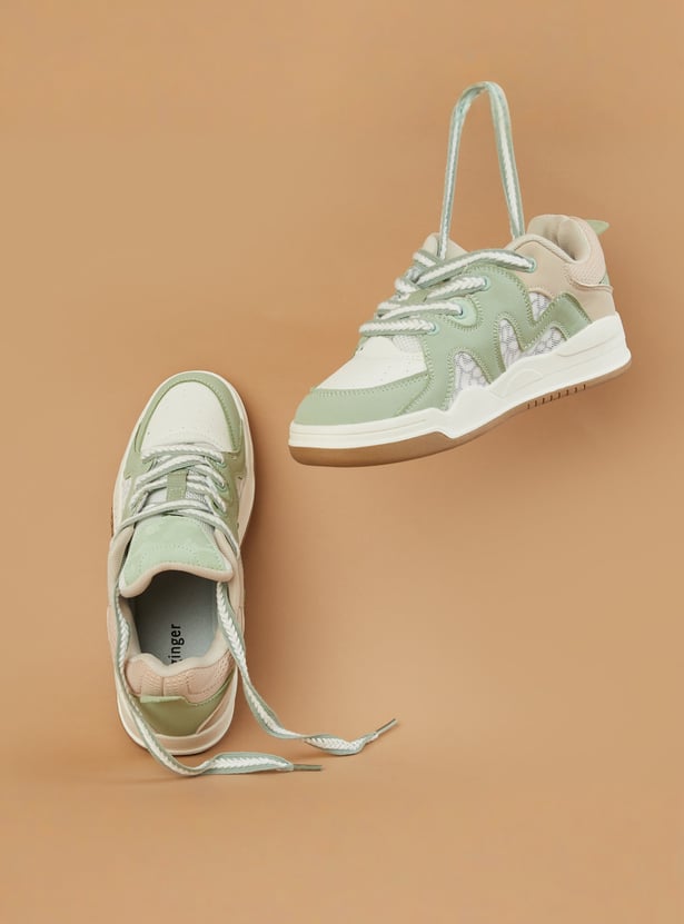 GINGER Contrast Overlay Sneakers