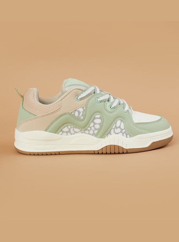 GINGER Contrast Overlay Sneakers