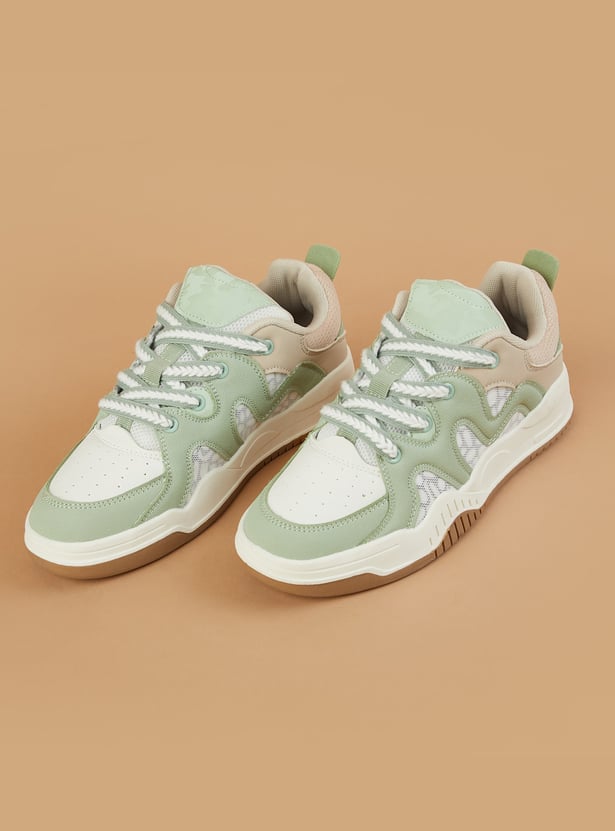 GINGER Contrast Overlay Sneakers