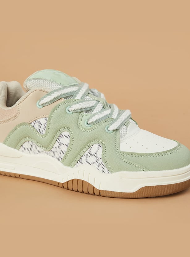 GINGER Contrast Overlay Sneakers