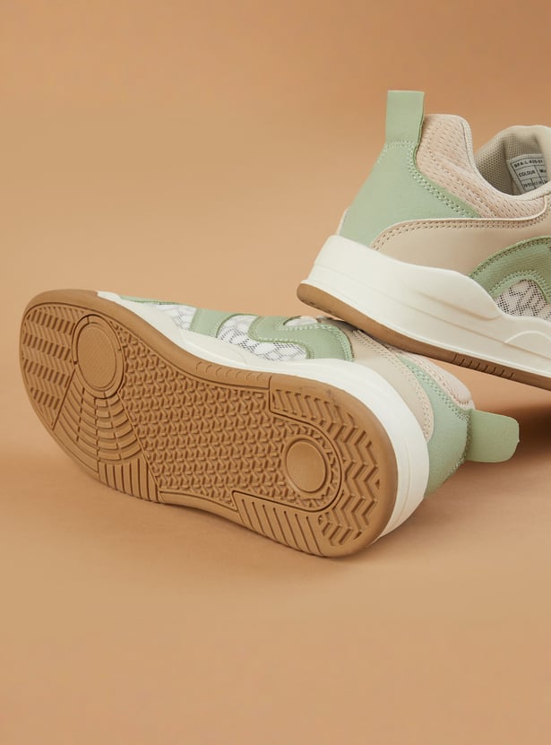 GINGER Contrast Overlay Sneakers