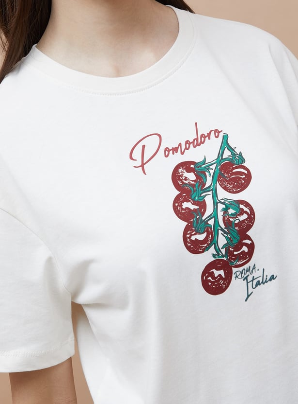 FAME FOREVER Graphic Print T-shirt
