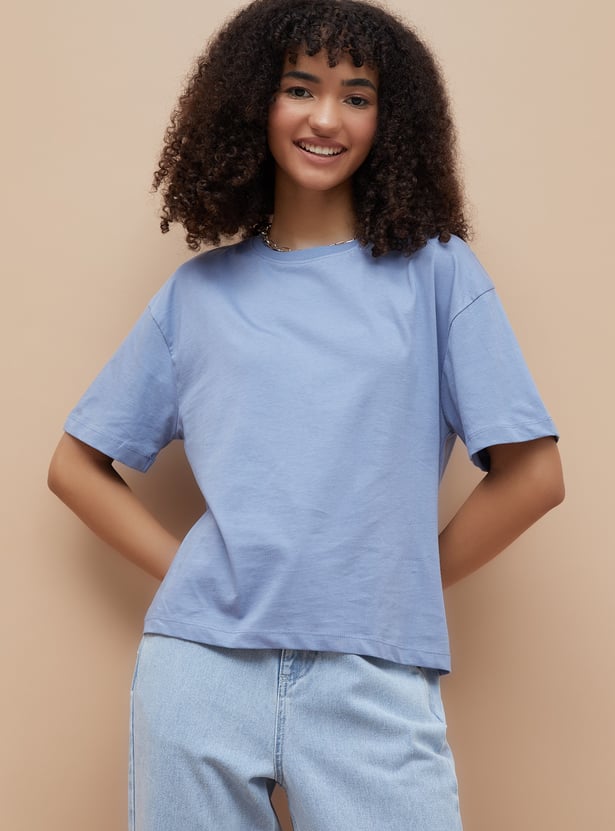 FAME FOREVER Solid T-shirt