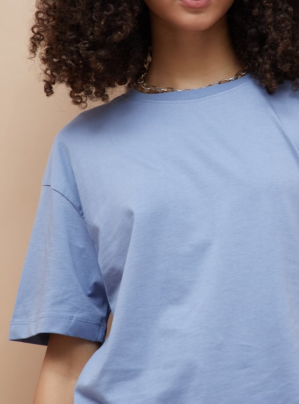FAME FOREVER Solid T-shirt