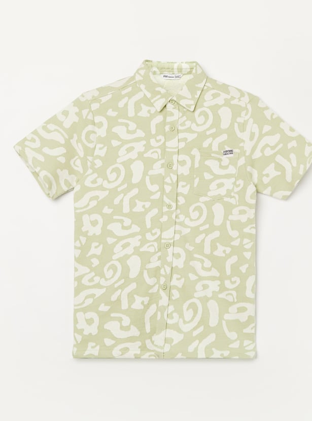FAME FOREVER Boys Printed Shirt