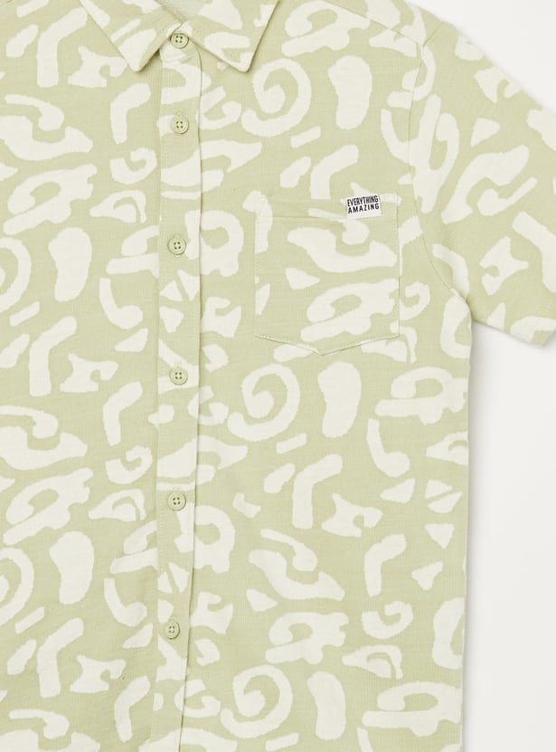 FAME FOREVER Boys Printed Shirt