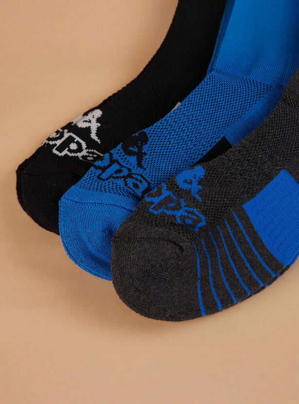 KAPPA Patterned Ankle Length Socks - Pack of 3