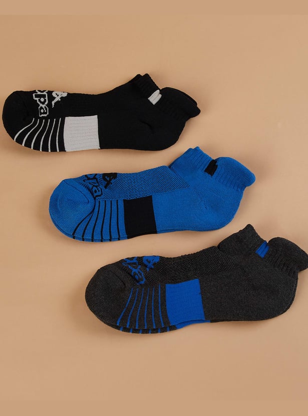 KAPPA Patterned Ankle Length Socks - Pack of 3