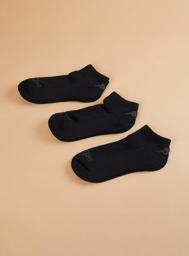 KAPPA Printed Ankle Length Socks - Pack of 3