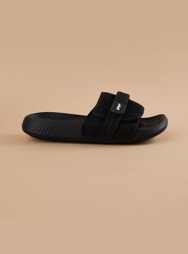 GINGER Woven Strap Velcro Sliders