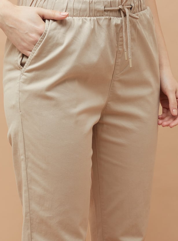 FAME FOREVER Solid Slim Fit Joggers