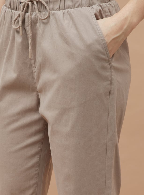 FAME FOREVER Solid Slim Fit Joggers