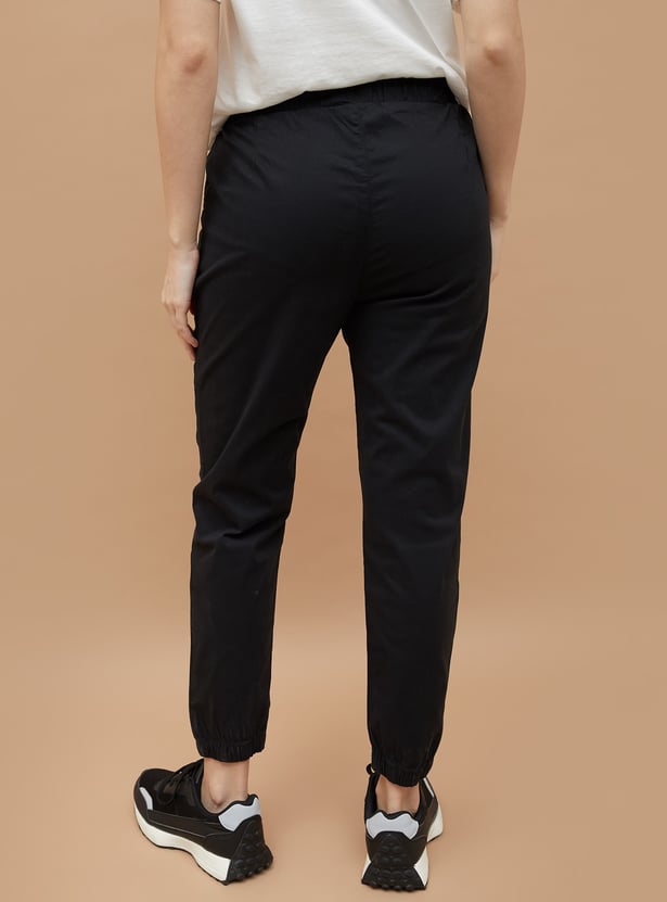 FAME FOREVER Solid Slim Fit Joggers